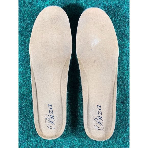BIZA Casual Full Lenght Insole Memory Foam & Cork Womens Sz 10 - Picture 2 of 7